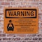 Signmission Carbon Dioxide Gas Discharge With Symbol OSHA Warning Sign, Plastic, 10in W x 7in L, 2PK OS-2PACK-WS-P-710-L-11997 - alternate 2